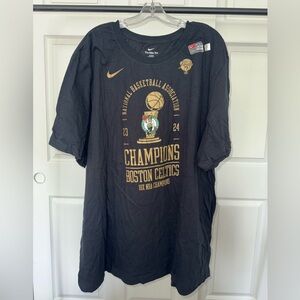 Boston Celtics NBA Finals Nike Championship Official Locker Room T-Shirt